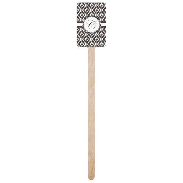 Ikat Wooden 6.25" Stir Stick - Rectangular - Single Stick