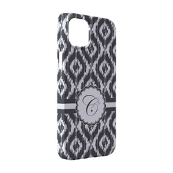 Ikat iPhone Case - Plastic - iPhone 14 Pro (Personalized)