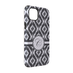 Ikat iPhone Case - Rubber Lined - iPhone 14 (Personalized)