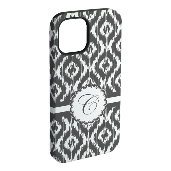 Custom Ikat iPhone Case - Rubber Lined (Personalized)