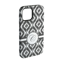 Ikat iPhone Case - Rubber Lined - iPhone 15 Pro (Personalized)