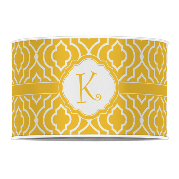 Trellis 12" Drum Lampshade - FRONT (Poly Film)