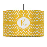 Trellis 12" Drum Pendant Lamp - Fabric (Personalized)