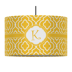 Trellis 12" Drum Pendant Lamp - Fabric (Personalized)