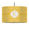 Trellis 12" Drum Pendant Lamp - Fabric (Personalized)