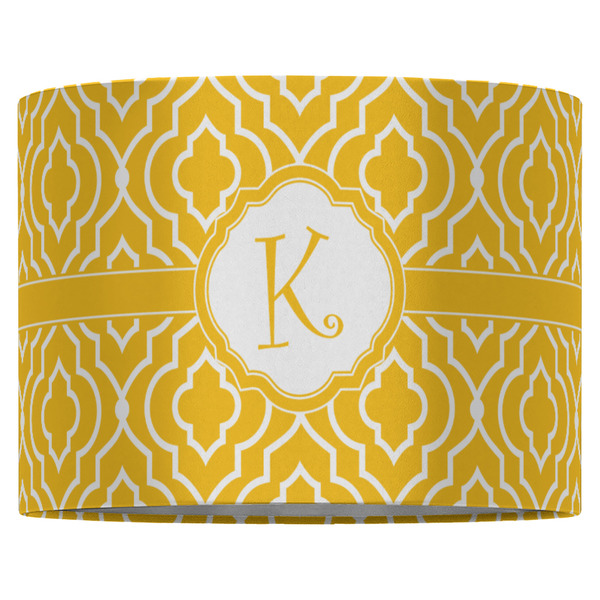 Trellis 16" Drum Lampshade - FRONT (Fabric)