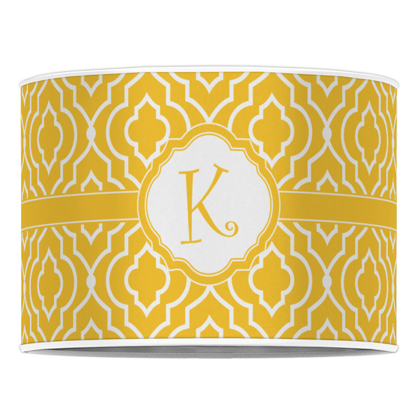 Trellis 16" Drum Lampshade - FRONT (Poly Film)