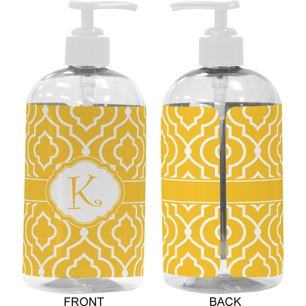 Trellis 16 oz Plastic Liquid Dispenser- Approval- White