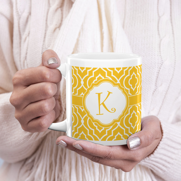Trellis 20oz Coffee Mug - LIFESTYLE