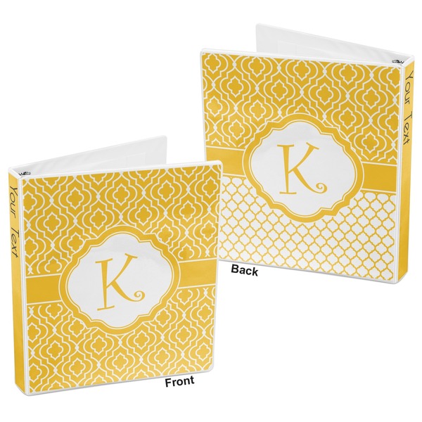 Trellis 3-Ring Binder Front and Back