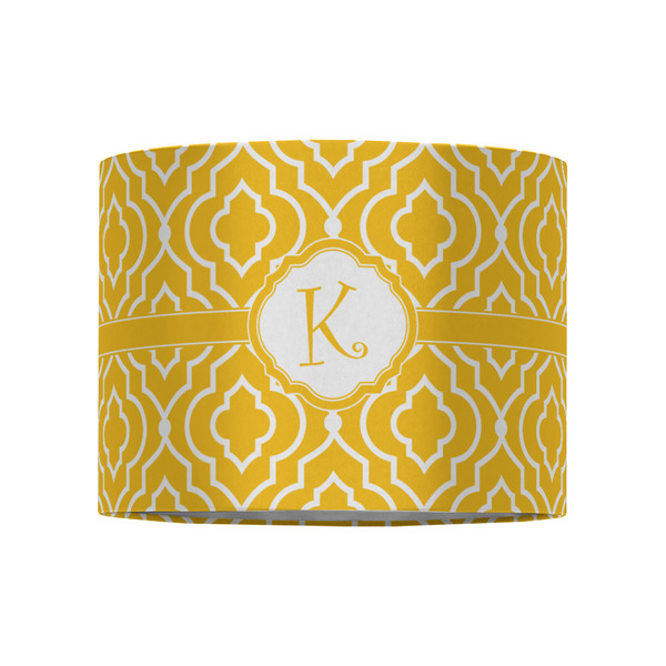 Trellis 8" Drum Lampshade - FRONT (Fabric)