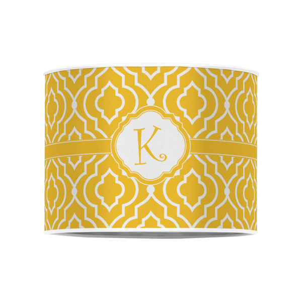 Trellis 8" Drum Lampshade - FRONT (Poly Film)