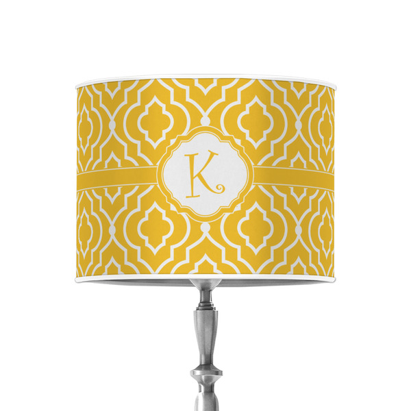 Trellis 8" Drum Lampshade - ON STAND (Poly Film)