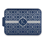 Trellis Aluminum Baking Pan with Navy Lid (Personalized)
