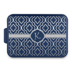 Trellis Aluminum Baking Pan with Navy Lid (Personalized)