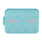 Trellis Aluminum Baking Pan with Teal Lid (Personalized)