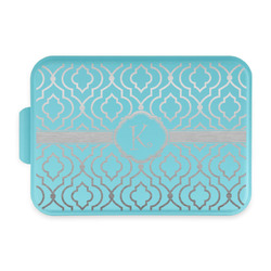 Trellis Aluminum Baking Pan with Teal Lid (Personalized)