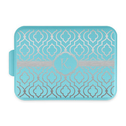 Trellis Aluminum Baking Pan with Teal Lid (Personalized)