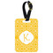 Trellis Metal Luggage Tag w/ Initial
