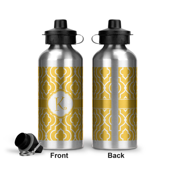 Trellis Aluminum Water Bottle - Front and Back
