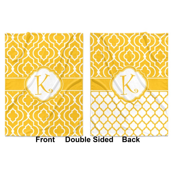 Trellis Baby Blanket (Double Sided - Printed Front and Back)