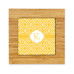 Trellis Bamboo Trivet with Ceramic Tile Insert (Personalized)