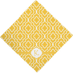 Trellis Dog Bandana Scarf w/ Initial