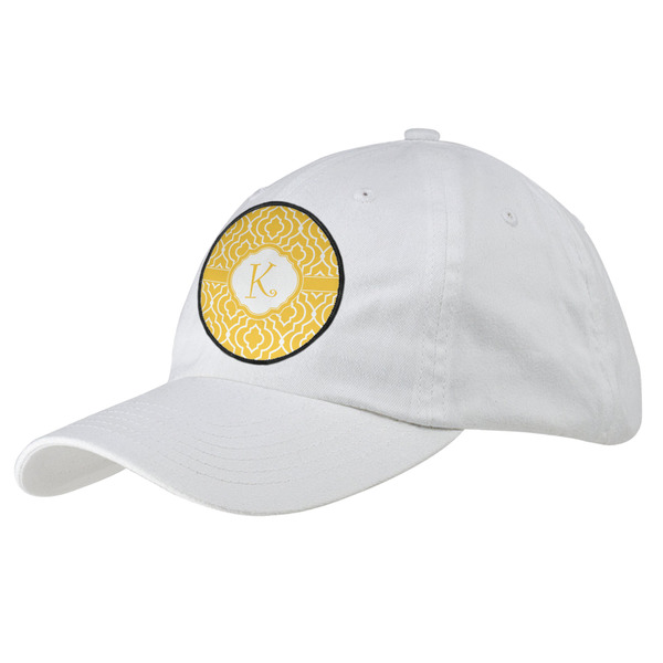 Custom Trellis Baseball Cap - White (Personalized)