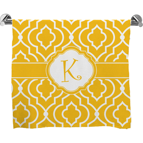 Custom Trellis Bath Towel (Personalized)