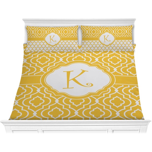 Custom Trellis Comforter Set - King (Personalized)