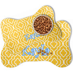 Trellis Bone Shaped Dog Food Mat (Personalized)