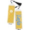 Trellis Bookmark with tassel - Front and Back