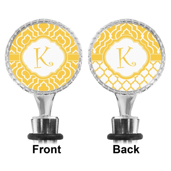 Trellis Bottle Stopper - Front and Back