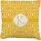 Trellis Faux-Linen Throw Pillow 18" (Personalized)