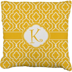 Trellis Faux-Linen Throw Pillow 26" (Personalized)