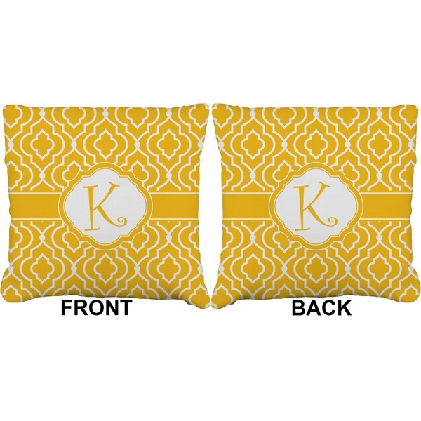 Trellis Burlap Pillow Approval