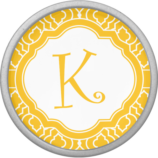 Trellis Cabinet Knob - Nickel - Front