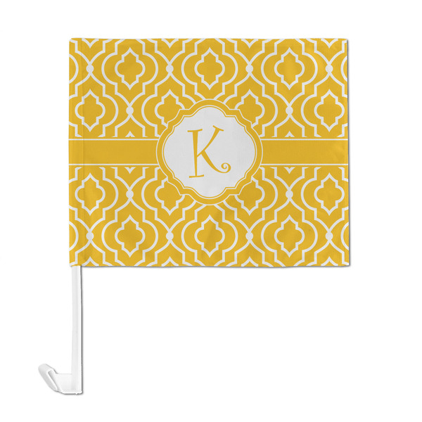 Trellis Car Flag - Large - FRONT