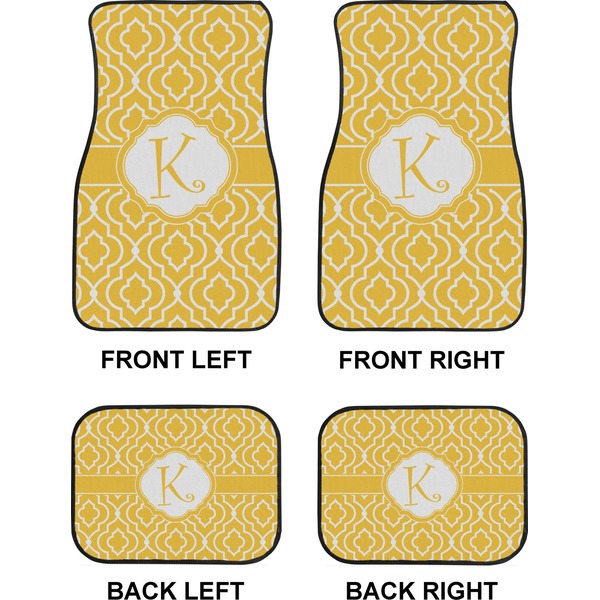 Trellis Car Floor Mats Set (2F + 2B)