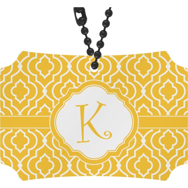 Custom Trellis Rear View Mirror Ornament (Personalized)