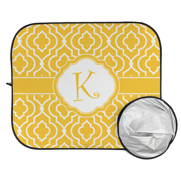 Trellis Car Sun Shades - FOLDED & UNFOLDED