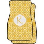 Trellis Car Floor Mats (Front Seat) (Personalized)