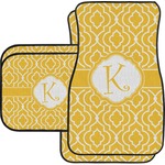 Trellis Car Floor Mats Set - 2 Front & 2 Back (Personalized)