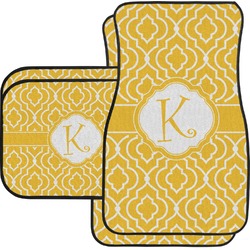 Trellis Car Floor Mats Set - 2 Front & 2 Back (Personalized)