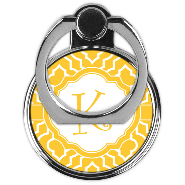 Trellis Cell Phone Ring Stand & Holder - Front (Collapsed)