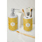 Trellis Ceramic Bathroom Accessories - LIFESTYLE (toothbrush holder & soap dispenser)
