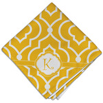 Trellis Cloth Dinner Napkin - Single w/ Initial
