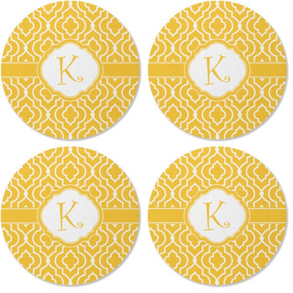 Trellis Coaster Round Rubber Back - Apvl