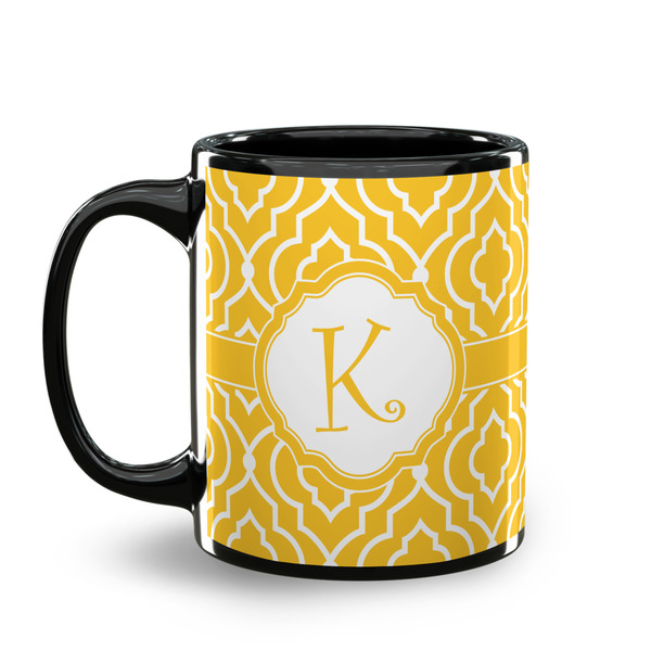 Trellis Coffee Mug - 11 oz - Black