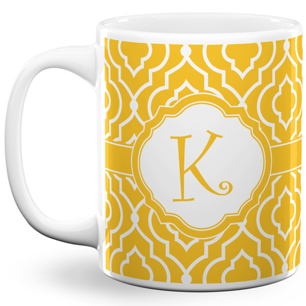 Custom Trellis 11 Oz Coffee Mug - White (Personalized)
